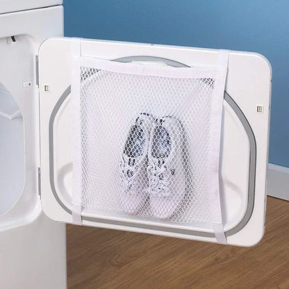 2 White Shoe or Clothes Laundry Bags