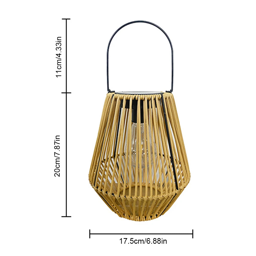Outdoor Solar Lantern IP65 Waterproof with Handle