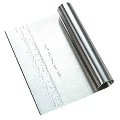 Stainless Steel Pastry Spatulas Cutter, Dough Scraper
