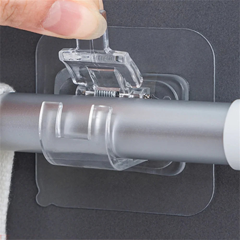 Self Adhesive Hooks Curtain Rod Clip Hook