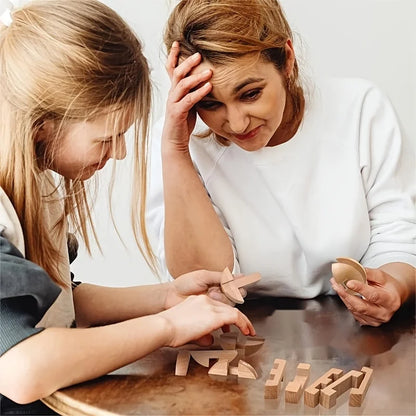 Wooden puzzle ball, cultivating problem-solving skills