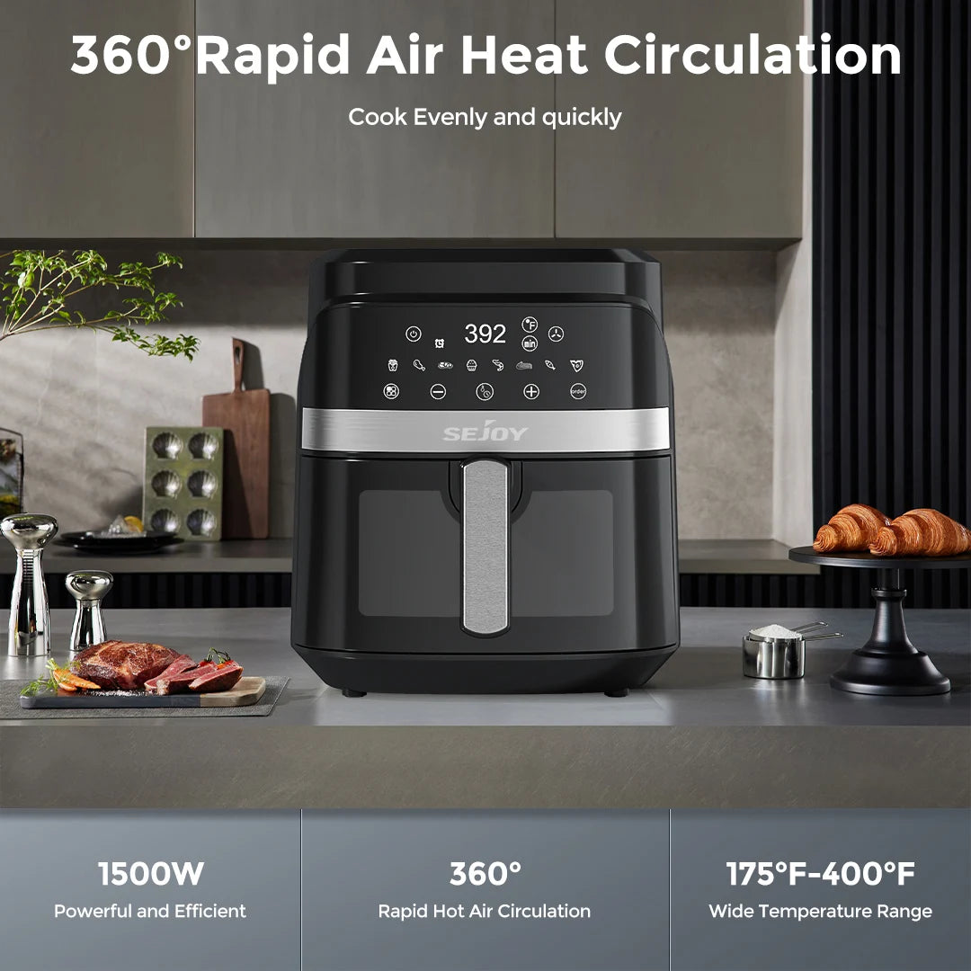 Air Fryer 1,6 Quart Electric Hot Fryer Oven Bake