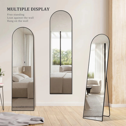 High-Quality Arched Full Length Mirror, Standing Design