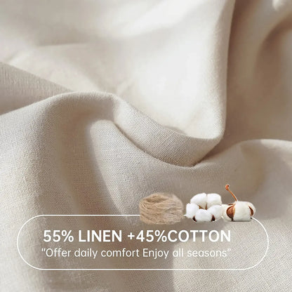 Linen Fitted Sheet (1 Piece) - 14 Inch Deep Pocket
