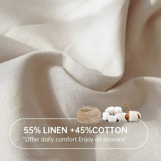 Linen Fitted Sheet (1 Piece) - 14 Inch Deep Pocket