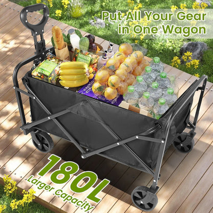 Heavy Duty Wagon Carts Foldable, Portable Wagons