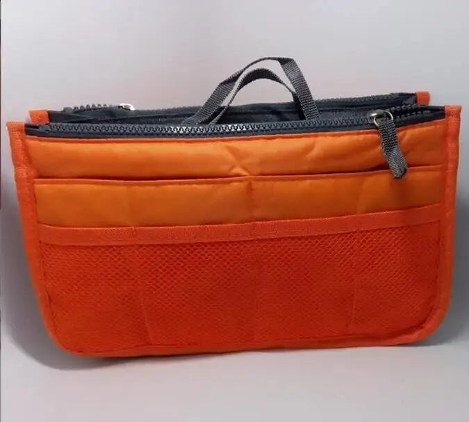 Multi Functional Large Capacity Makeup Bag Double Zipper