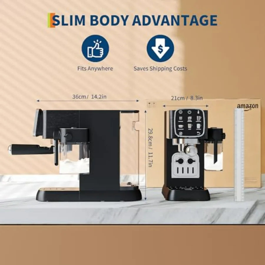 Professional Espresso Machine with Milk Frother