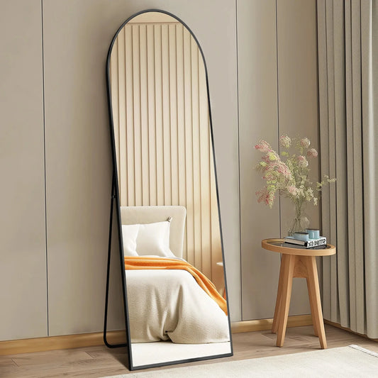 High-Quality Arched Full Length Mirror, Standing Design
