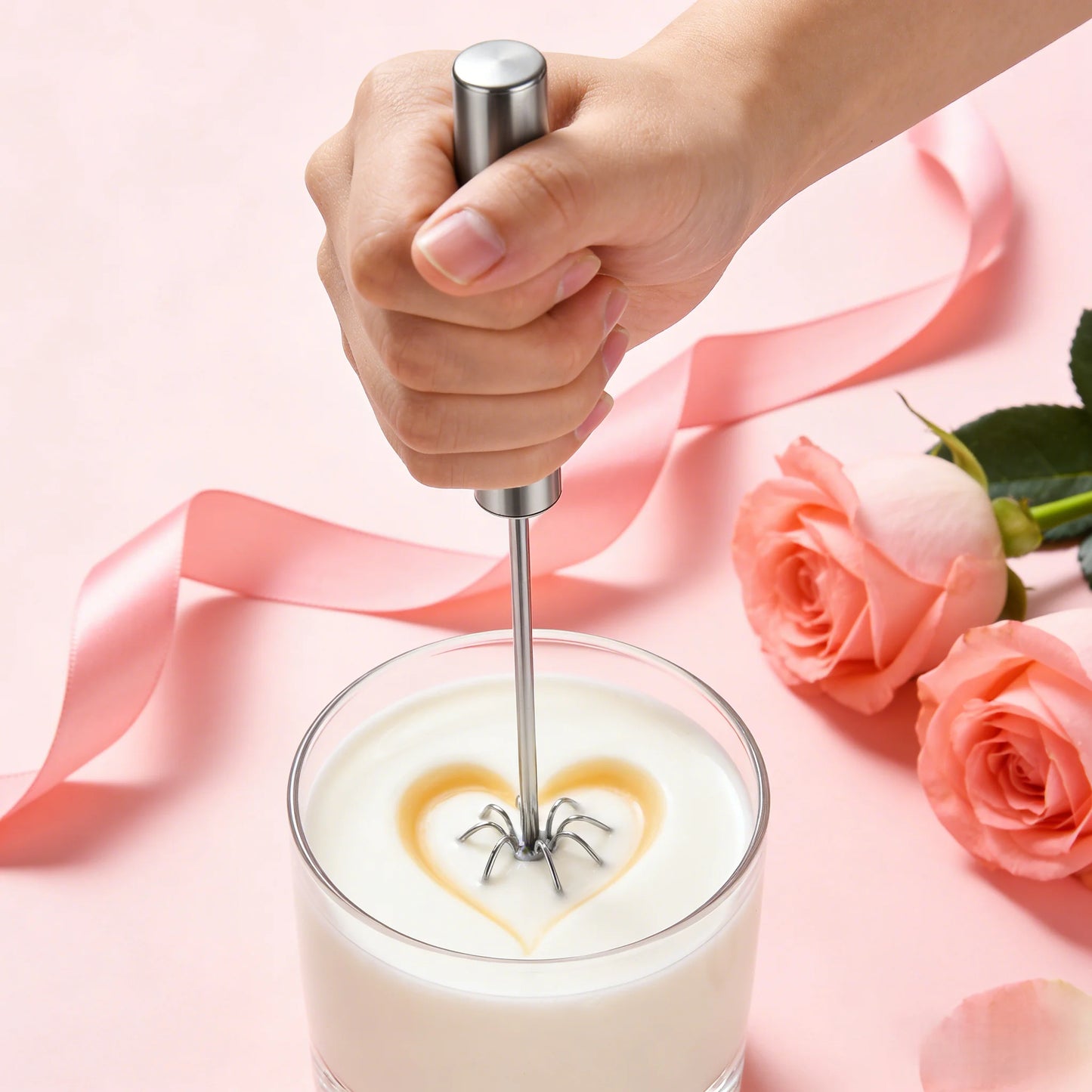 1-Second Mini Whisker, Handheld Home Bakers & Coffee Lovers