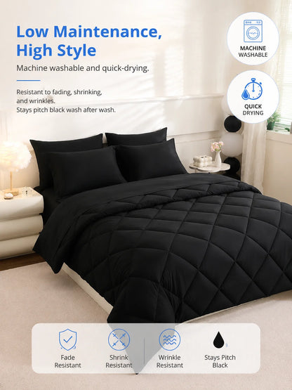 5pcs/7pcs Twin Full Queen King Bedding Sets, Comforter
