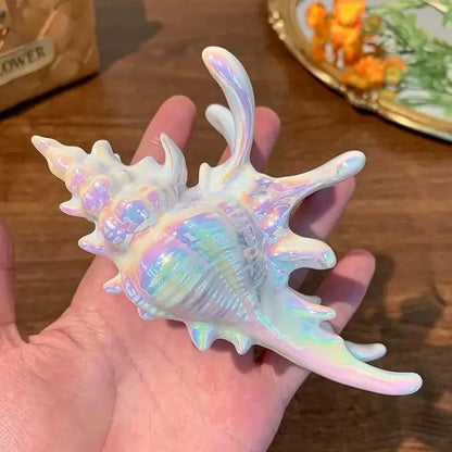 1pc seaside vacation style acrylic sea shell hair clip