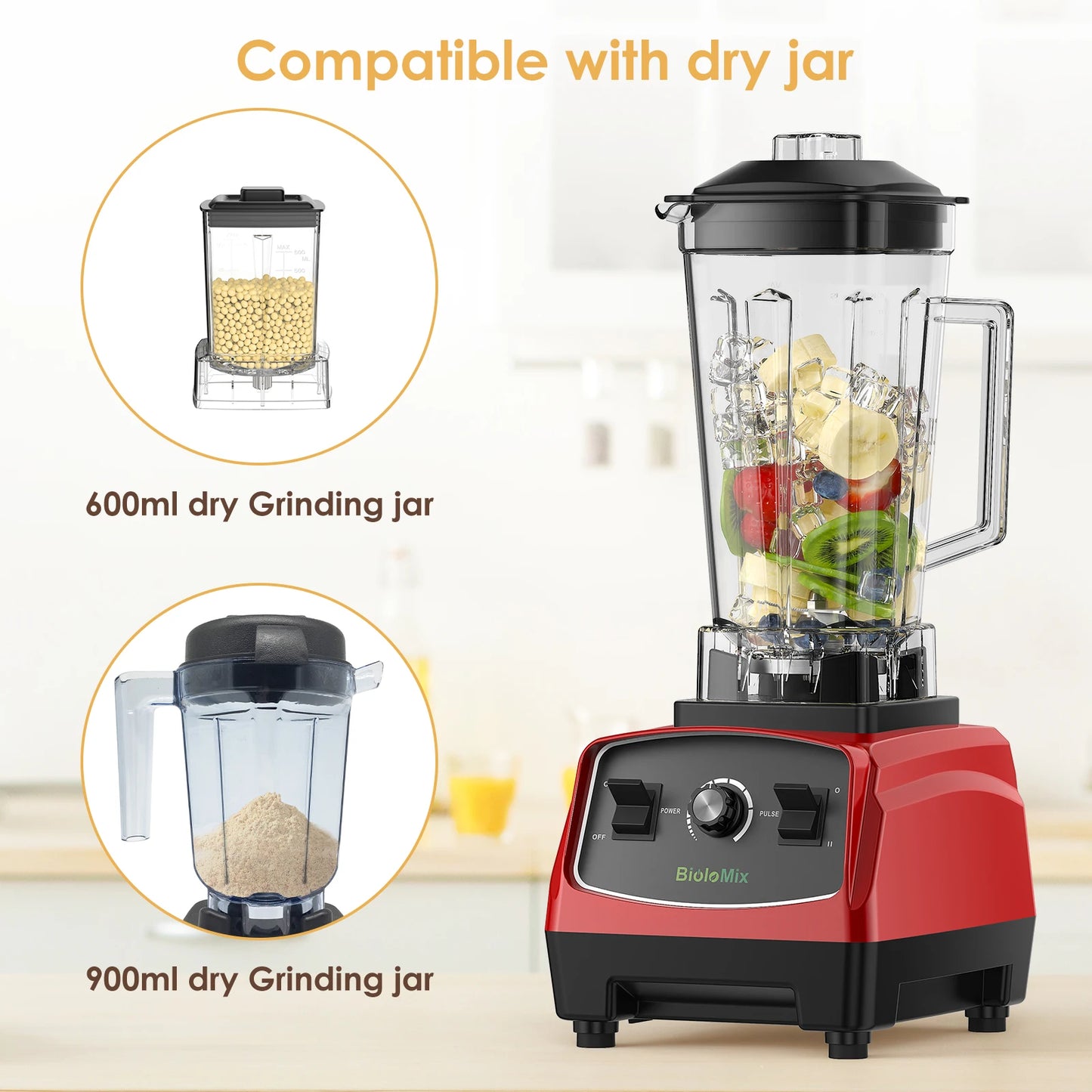 Heavy Duty Grade Blender Mixer Juicer Smoothie Bar
