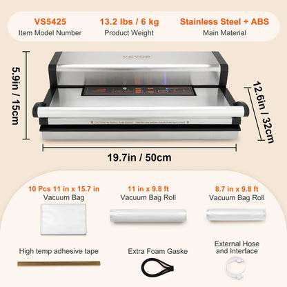 Commercial Vacuum Sealer Machine Multifunction Automatic Packaging