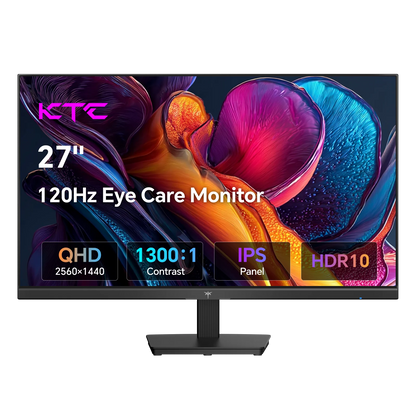 KTC 27 Inch Computer Monitor - QHD Display