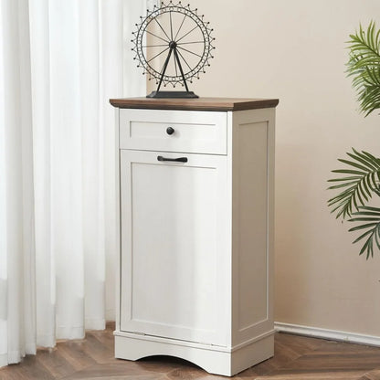 Tilt Out Trash Cabinet Freestanding
