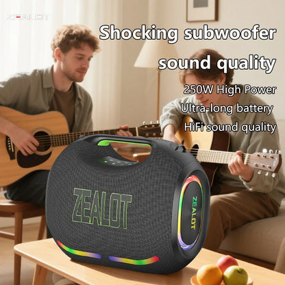 250W Wireless Speaker, Outdoor Portable,  Long Battery,