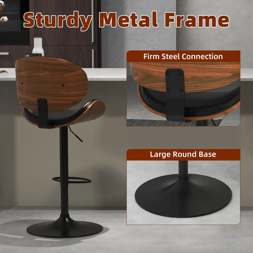 Bar Stools Set of 4 for Kitchen Counter, Bar Height