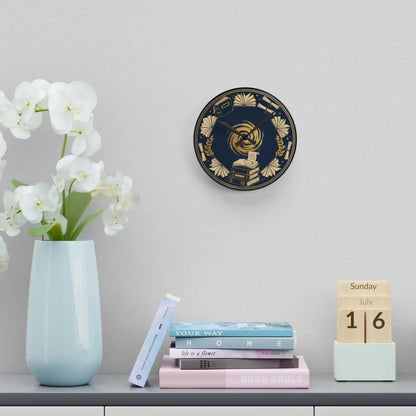 Vintage Books Acrylic Wall Clock