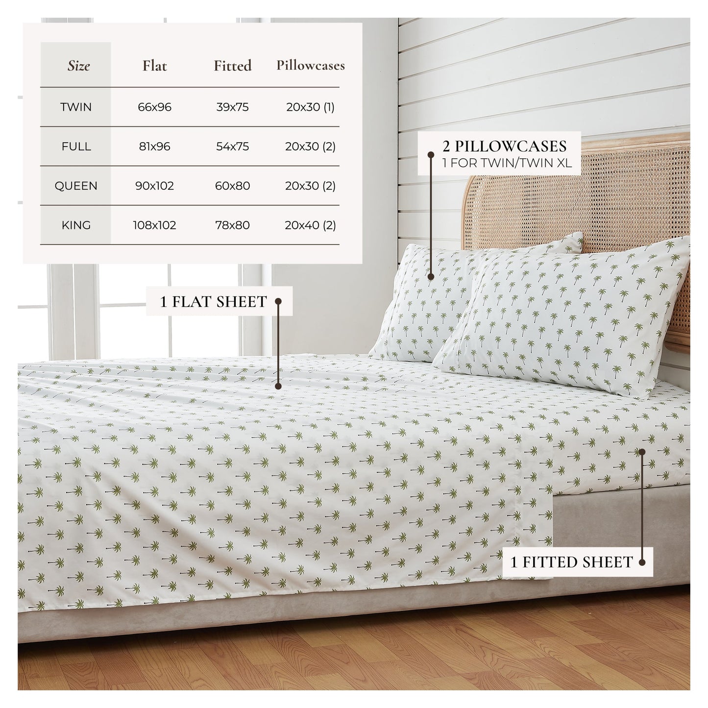 Coastal Printed Sheet Set