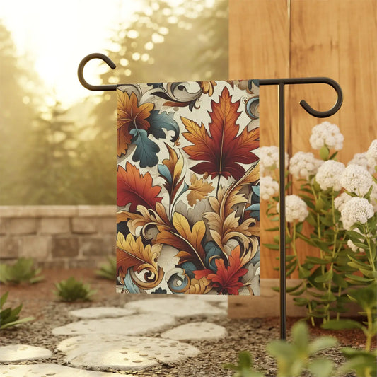 Autumn Leaves House Banner – Durable Poly Poplin