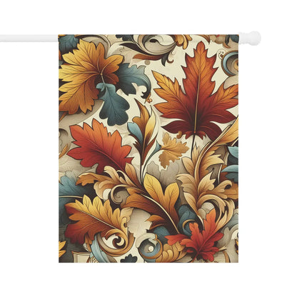 Autumn Leaves House Banner – Durable Poly Poplin