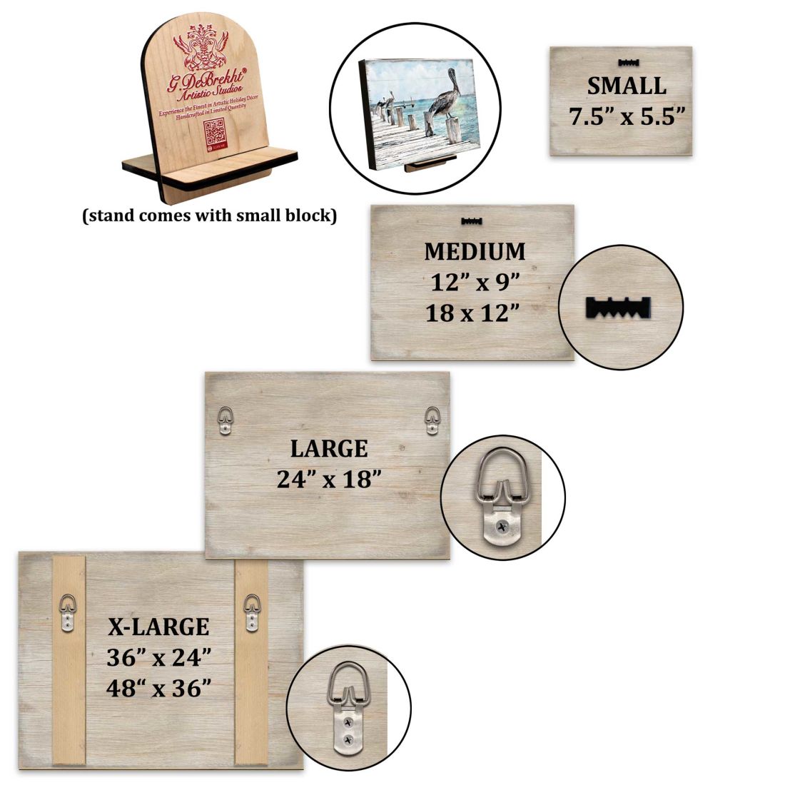Pelican Wooden Coastal Wall Art  Coastal Sea-Life