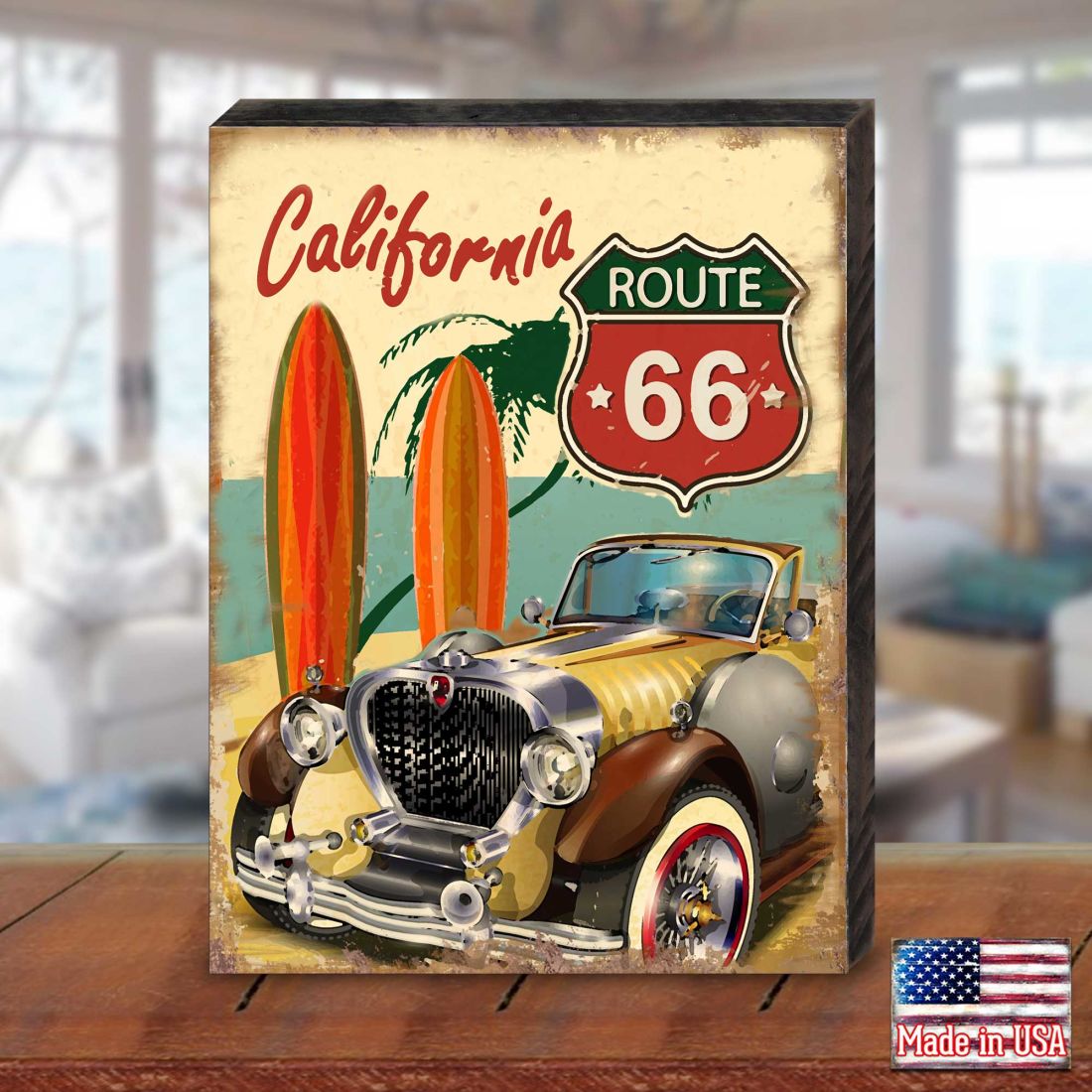 South Lamar Auto Wooden Coastal Wall Art - Coastal Sea-Life