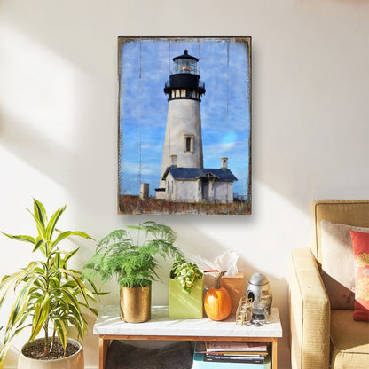 Lighthouse Wooden Coastal Wall Art - Coastal Sea-Life