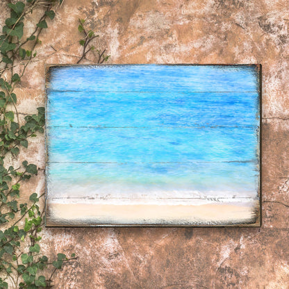 Spataro Beach Wood Handcrafted Coastal Wall Sign
