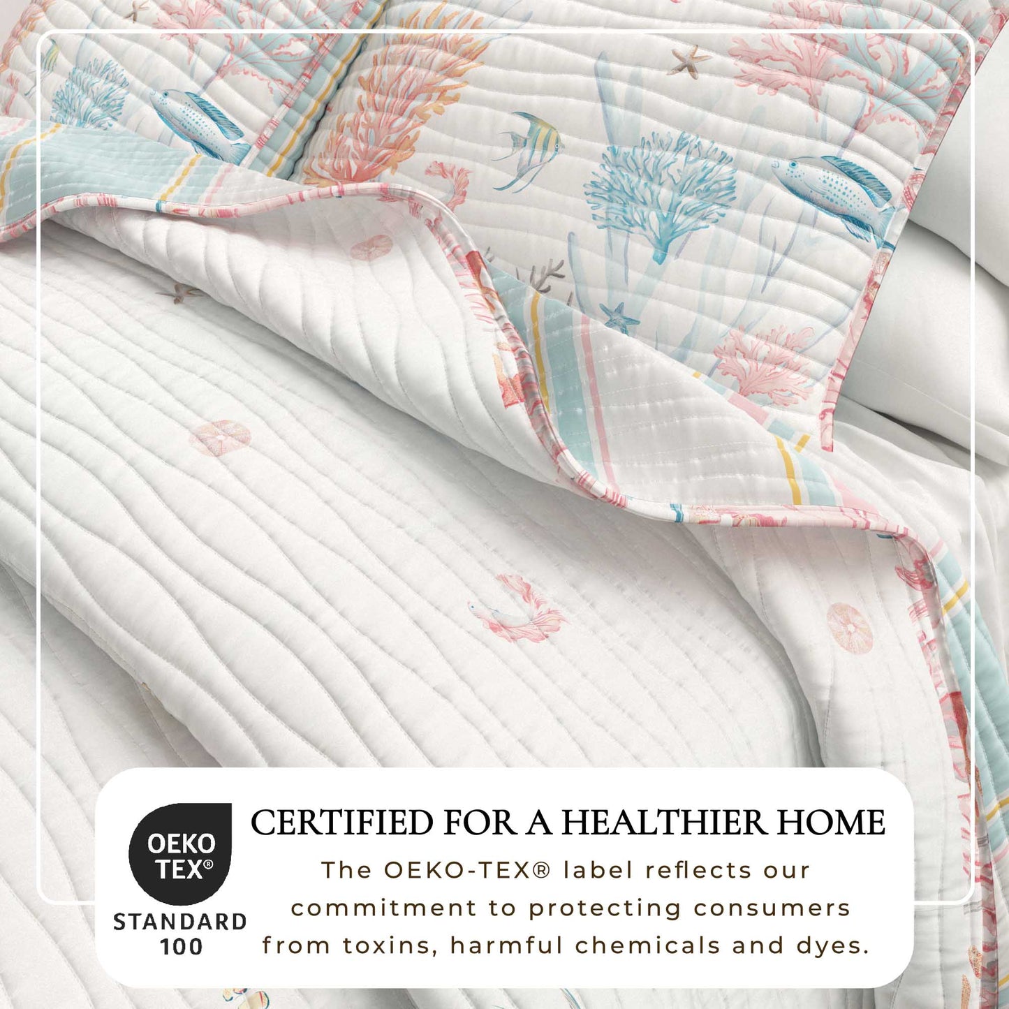 Coastal Coral Reef Quilt Set