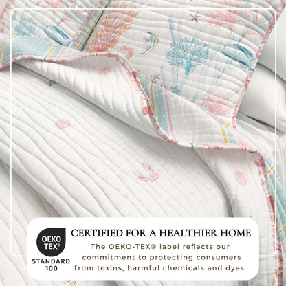 Coastal Coral Reef Quilt Set