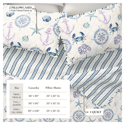 Coastal Quilt Set Collection