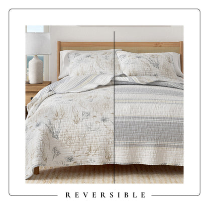 Coral Sea Maze Coastal Quilt Set