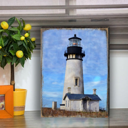 Lighthouse Wooden Coastal Wall Art - Coastal Sea-Life