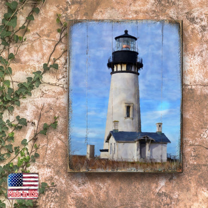 Lighthouse Wooden Coastal Wall Art - Coastal Sea-Life