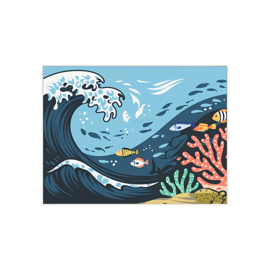 Ceramic Photo Tile – Serene Aquatic Vibe
