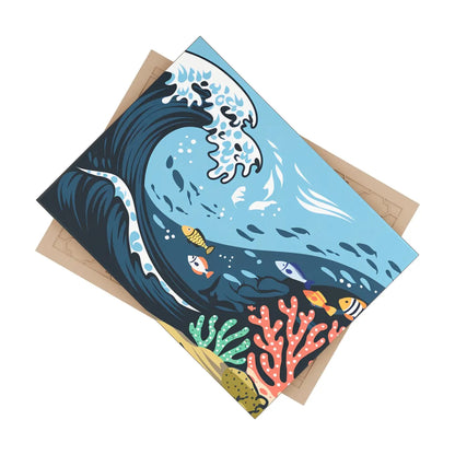 Ceramic Photo Tile – Serene Aquatic Vibe