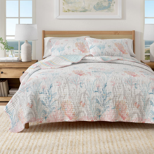 Coastal Coral Reef Quilt Set