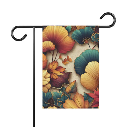 Ginkgo Leaves Banner – Poly Poplin-canvas