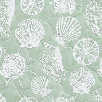 Green Seashell Quilt