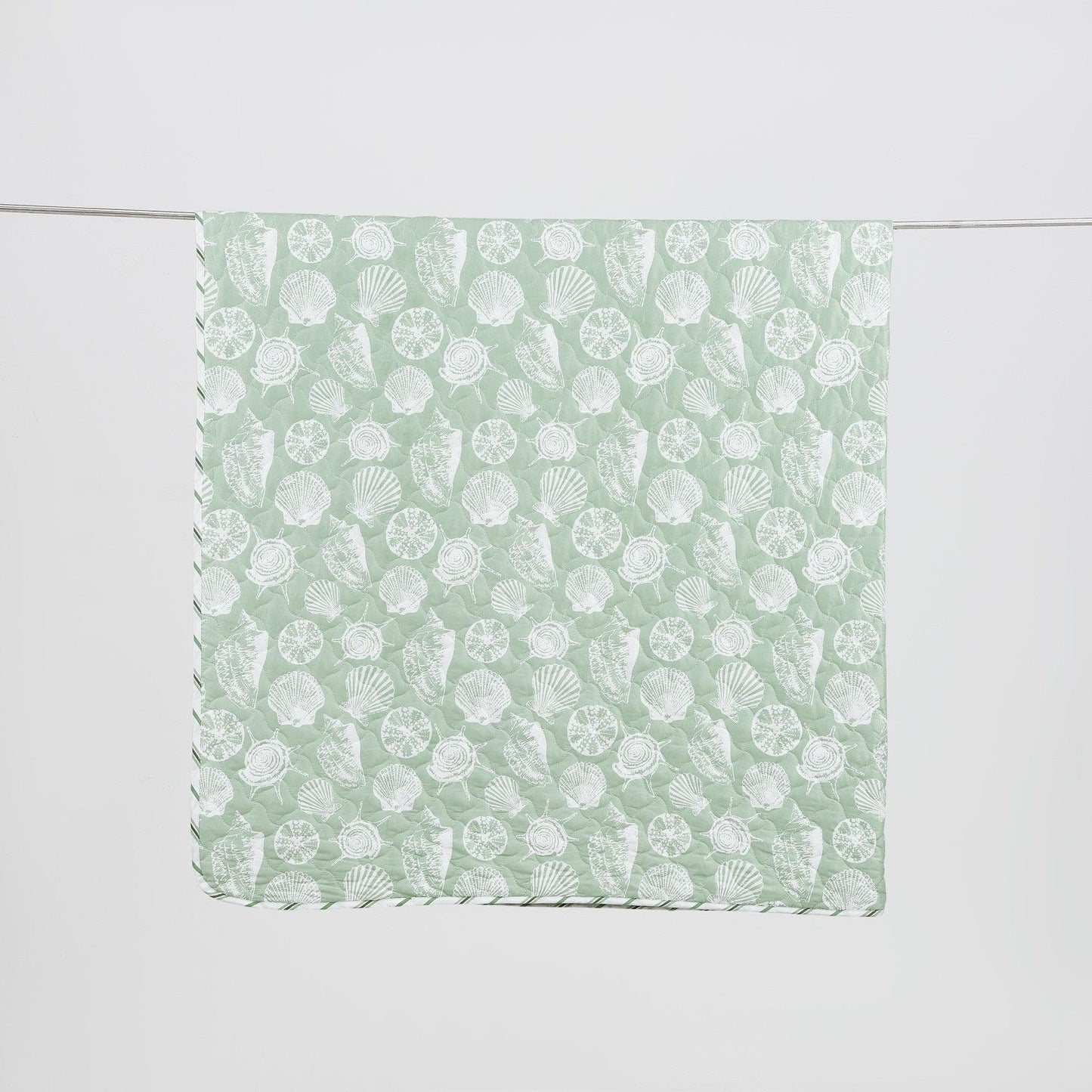 Green Seashell Quilt