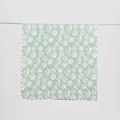 Green Seashell Quilt