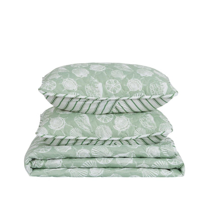 Green Seashell Quilt