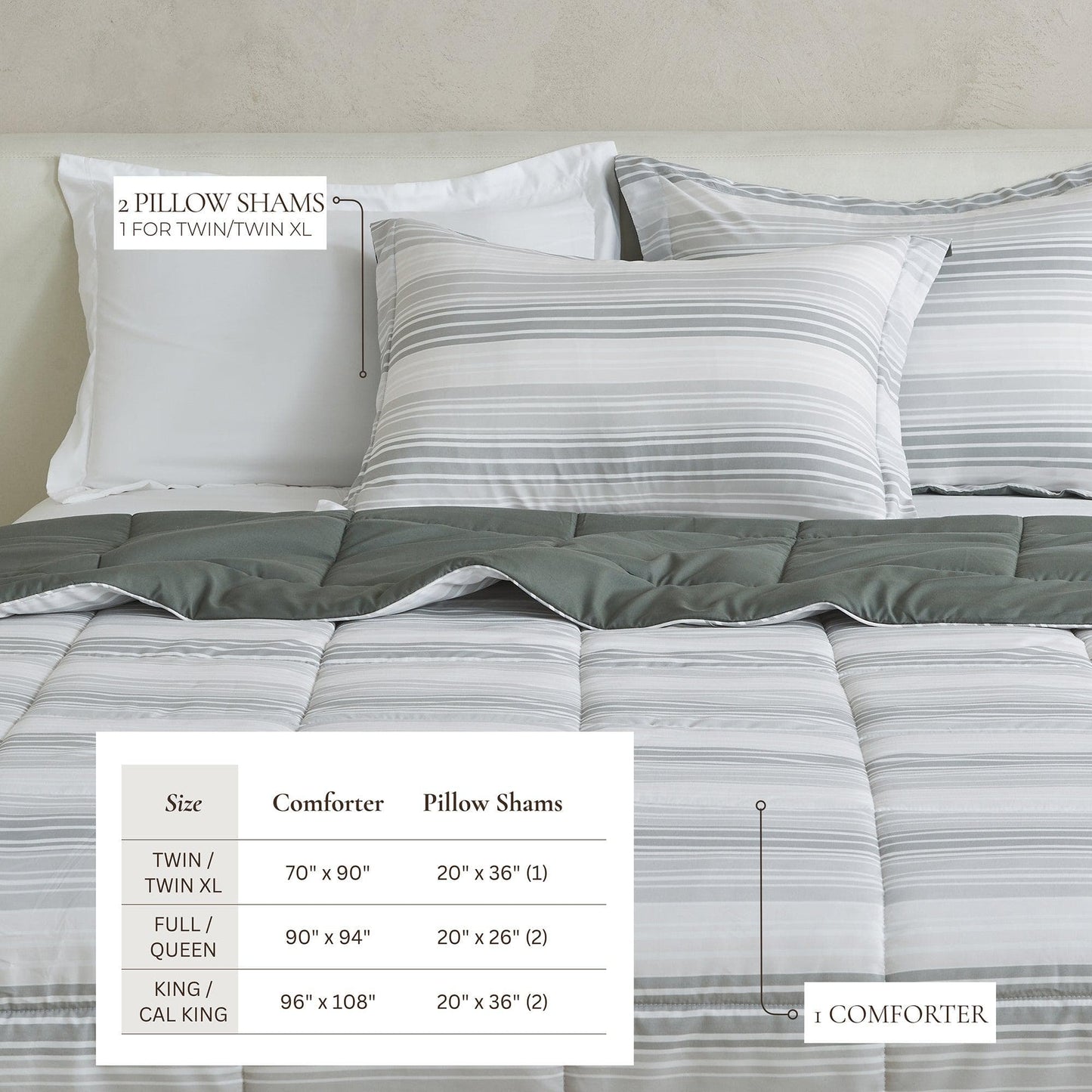 Reversible Comforter Set