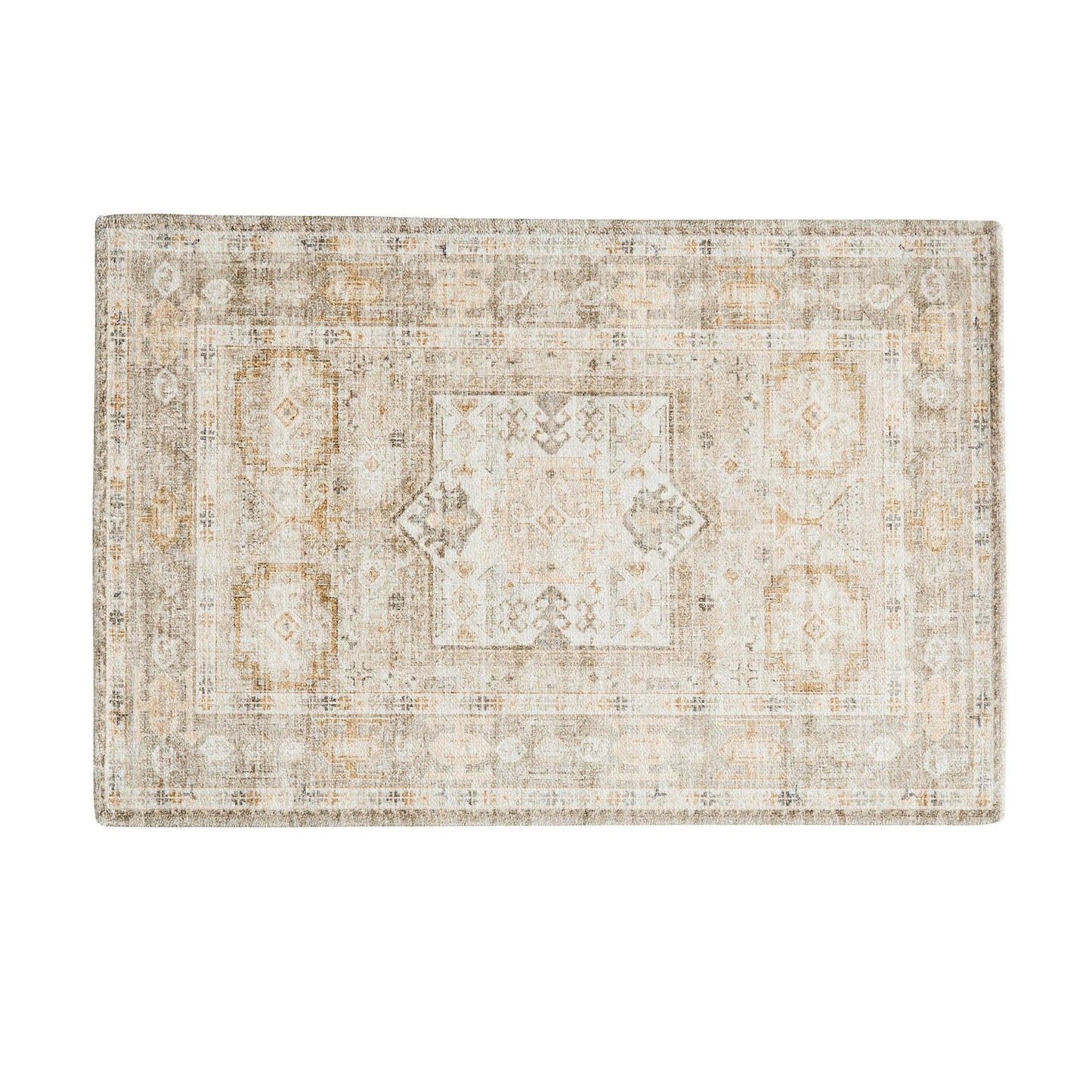 Medallion Machine Washable 2' x 3' Accent Rug