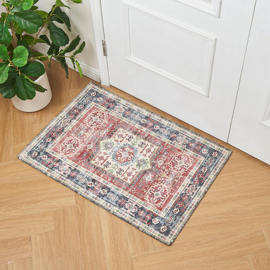 Medallion Machine Washable 2' x 3' Accent Rug