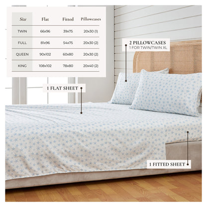 Coastal Printed Sheet Set