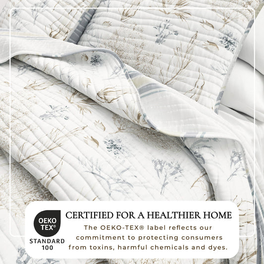 Coral Sea Maze Coastal Quilt Set