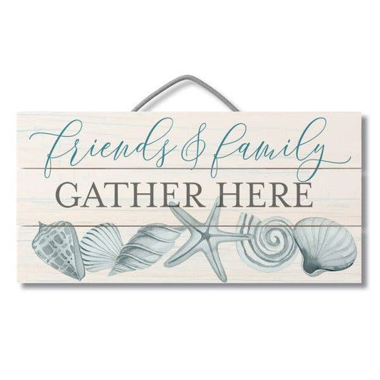 12" x 6" - Friends & Family Beach Pallet Sign